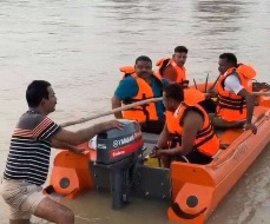 जोंक नदी के एनीकट में डूबे दो नाबालिग, एक को बचाया गया, दूसरे की तलाश जारी