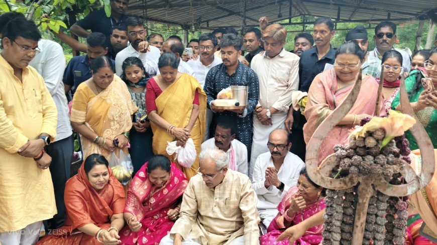कोटेश्वर धाम में भूपेश बघेल ने किया महारुद्राभिषेक, क्षेत्र की सुख-समृद्धि की कामना