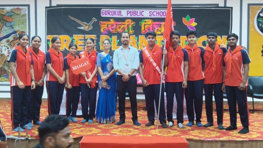 गुरुकुल पब्लिक स्कूल में छात्र संसद का गठन, नवनियुक्त छात्र प्रतिनिधियों ने ली शपथ