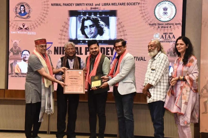 छत्तीसगढ़ी सिनेमा को 25 वर्षों तक सींचने वाले अभिनेता व विधायक अनुज शर्मा को मिला राष्ट्रीय सम्मान