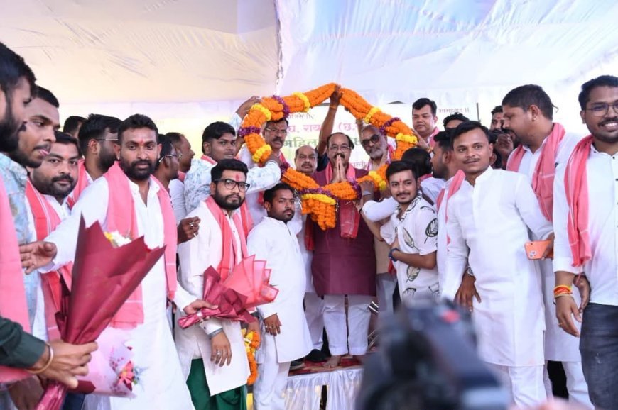 तेलीबांधा में गूंजा छत्तीसगढ़ी संस्कृति का उल्लास, हरेली तिहार में अरुण साव संग शामिल हुए विधायक पुरन्दर मिश्रा