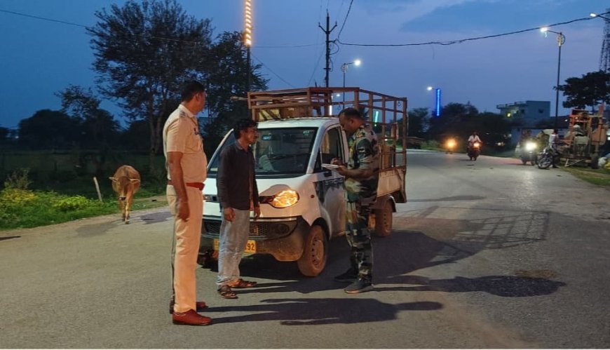शाम ढलते ही कबीरधाम की सड़कों पर सक्रिय हुई पुलिस, असामाजिक तत्वों पर सख्त कार्रवाई