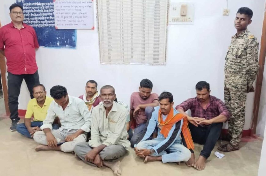 जुआ-सट्टा एवं अवैध गतिविधियों पर धमतरी पुलिस का प्रहार, सिहावा पुलिस ने 10 जुआरियों को किया गिरफ्तार