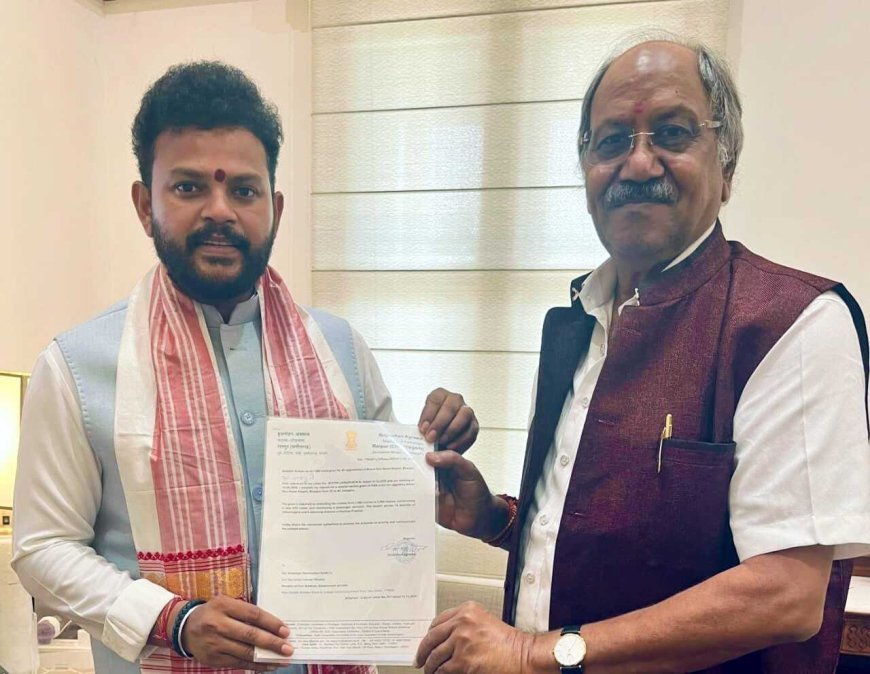 रायपुर एयरपोर्ट को अंतरराष्ट्रीय दर्जा दिलाने सांसद बृजमोहन अग्रवाल की पहल, बिलासपुर एयरपोर्ट के लिए ₹300 करोड़ की मांग