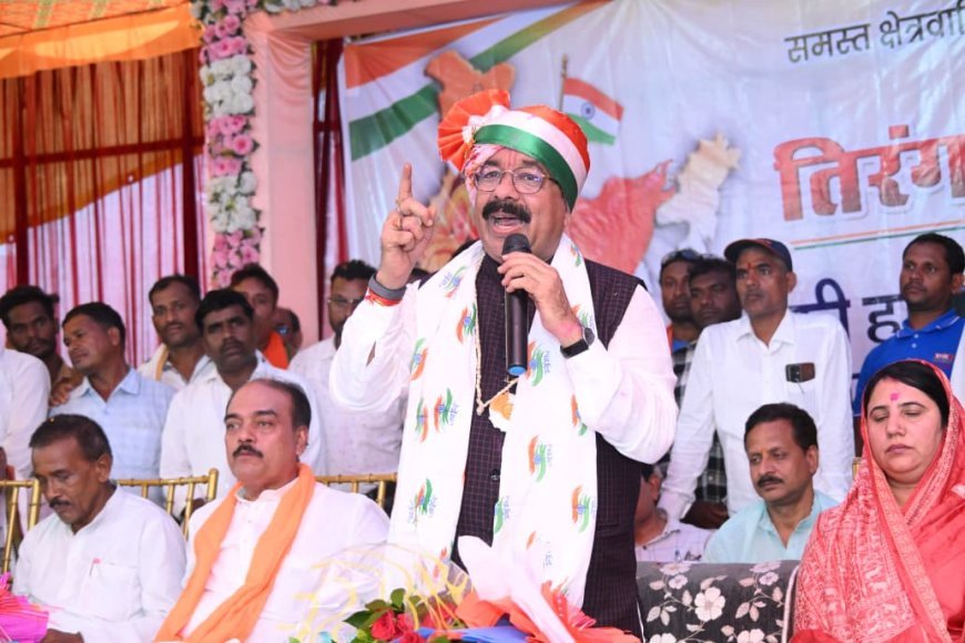 उप मुख्यमंत्री अरुण साव के नेतृत्व में लोरमी के 14 गांवों में निकली भव्य तिरंगा यात्रा, स्वतंत्रता सेनानियों और वीर शहीदों को किया नमन