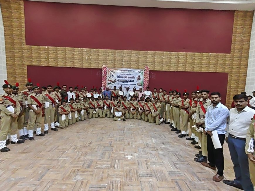 मिशन 80वां रक्तवीर के तहत 41 रक्तवीरों ने किया स्वैच्छिक रक्तदान