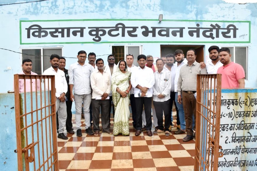 सहकारी समितियों का कांग्रेस जिलाध्यक्ष राकेश ठाकुर ने किया दौरा, धान भंडारण व्यवस्था का लिया जायजा