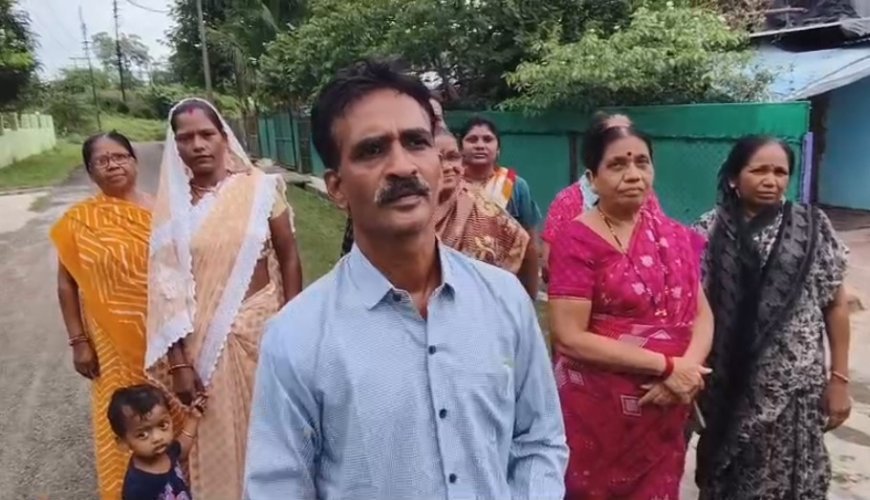 नेपानगर के वार्ड 11 में पेयजल संकट, नल में पानी नहीं आने से वार्डवासी आक्रोशित