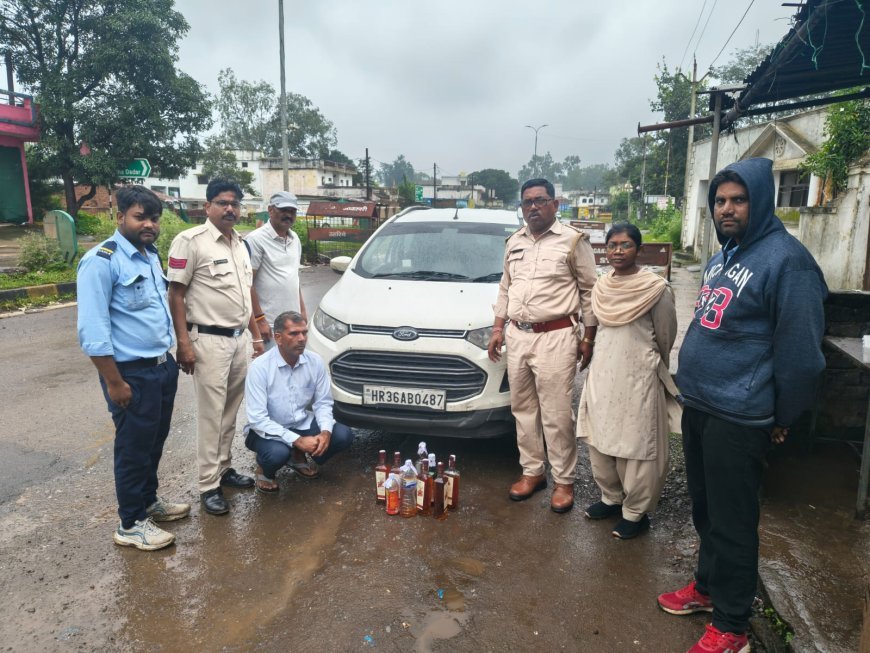 हरियाणा की शराब तस्करी और कच्ची महुआ शराब के विक्रय पर आबकारी विभाग की कार्रवाई, 8.16 लाख रुपये की सामग्री जब्त
