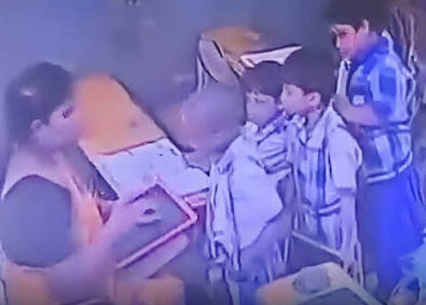 विशाखापत्तनम में 6 साल के बच्चे की स्कूल में मौत, शिक्षक पर थप्पड़ मारने का आरोप; CCTV फुटेज से सामने आया मामला