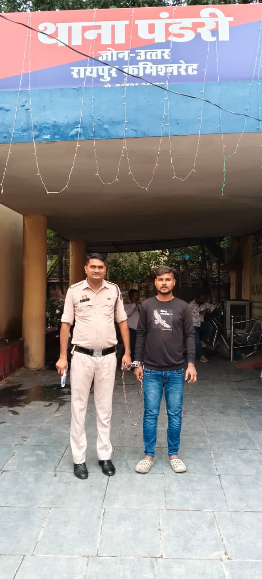 पंडरी पुलिस ने 8 घंटे में चोरी का किया खुलासा, आरोपी गिरफ्तार; 7 हजार रुपये बरामद