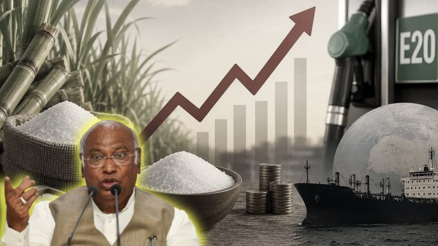 चीनी की बढ़ती कीमतों पर कांग्रेस का सरकार पर हमला, खड़गे ने एथेनॉल नीति और स्टॉक पर उठाए सवाल