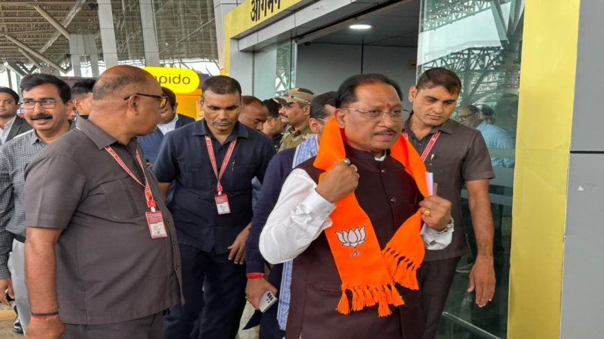 दिल्ली दौरे से लौटे CM साय, जेपी नड्डा समेत केंद्रीय मंत्रियों से मुलाकात, छत्तीसगढ़ के विकास पर हुई चर्चा