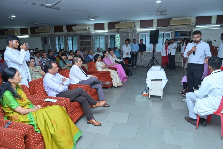 नेत्रदान को बढ़ावा देने अम्बेडकर अस्पताल में राज्य स्तरीय कार्यशाला, 100 से अधिक स्वास्थ्यकर्मियों को मिला प्रशिक्षण