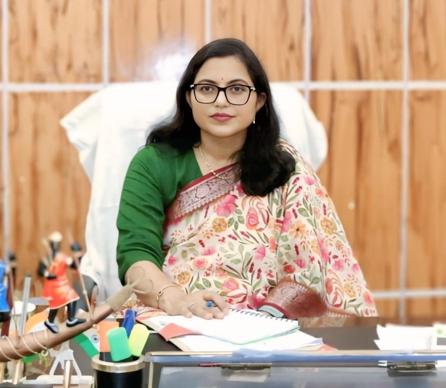 नवपदस्थ कलेक्टर जयश्री जैन ने सक्ती में संभाला पदभार, कलेक्ट्रेट की शाखाओं का किया निरीक्षण