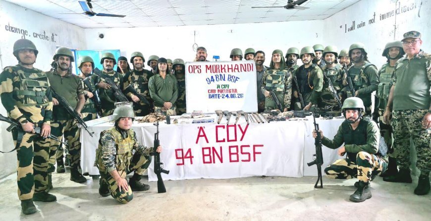 मोरखण्डी के जंगल-पहाड़ी क्षेत्र में नक्सल डम्प का खुलासा, हथियार समेत बड़ी मात्रा में सामग्री बरामद