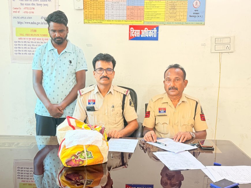 कंस्ट्रक्शन कॉलोनी में 38 नग नशीली कफ सिरप के साथ आरोपी गिरफ्तार, तारबाहर पुलिस और ACCU की कार्रवाई