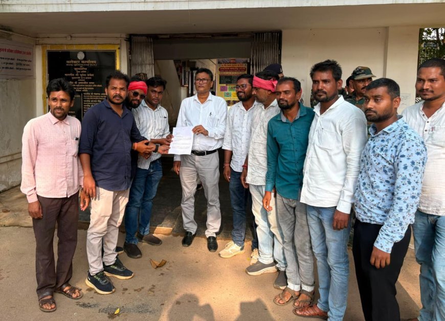श्री सीमेंट परियोजना के विरोध में युवाओं की बाइक रैली, तिरंगा लेकर पहुंचे कलेक्टर कार्यालय, परियोजना रद्द करने की मांग