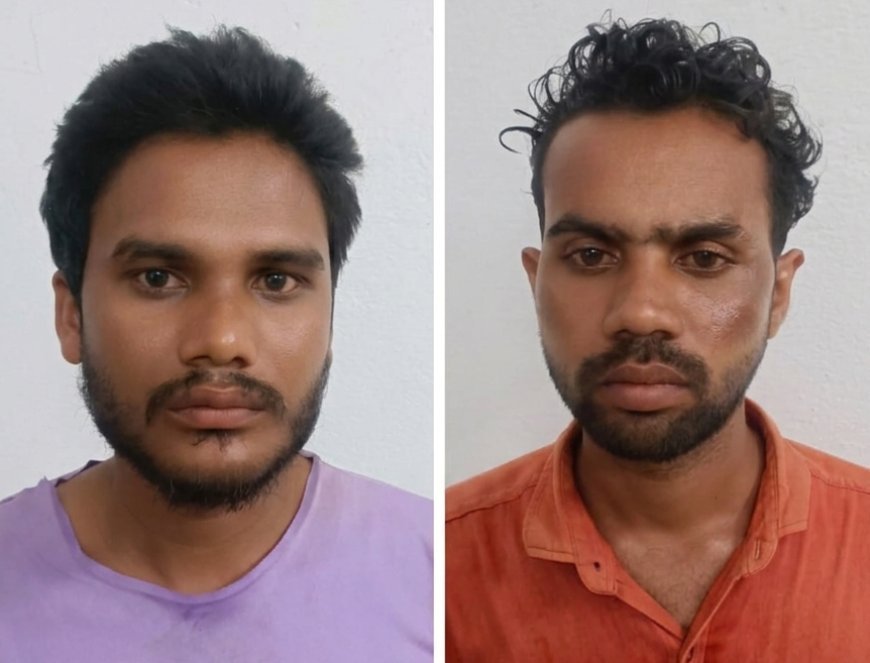 अवैध शराब बिक्री के खिलाफ पांडातराई पुलिस की कार्रवाई, दो आरोपियों से 3,420 एमएल शराब और 1,700 रुपये नकद बरामद