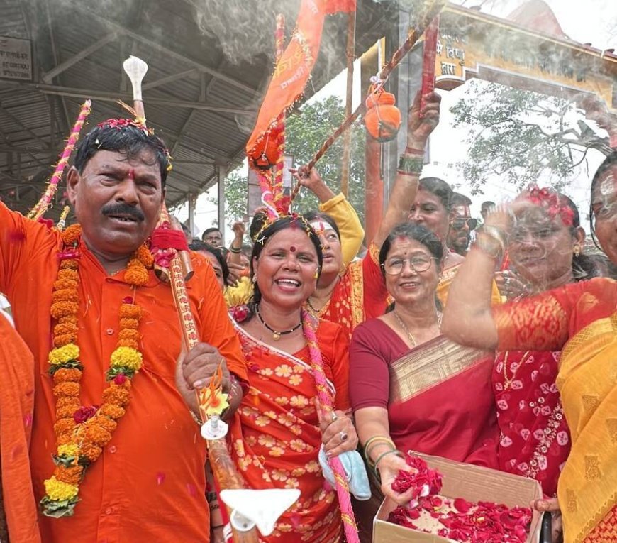 गंगा सरोवर कांवरिया संघ ने निकाली भव्य कांवड़ यात्रा, हर-हर महादेव के जयघोष से गूंजा औद्योगिक नगर