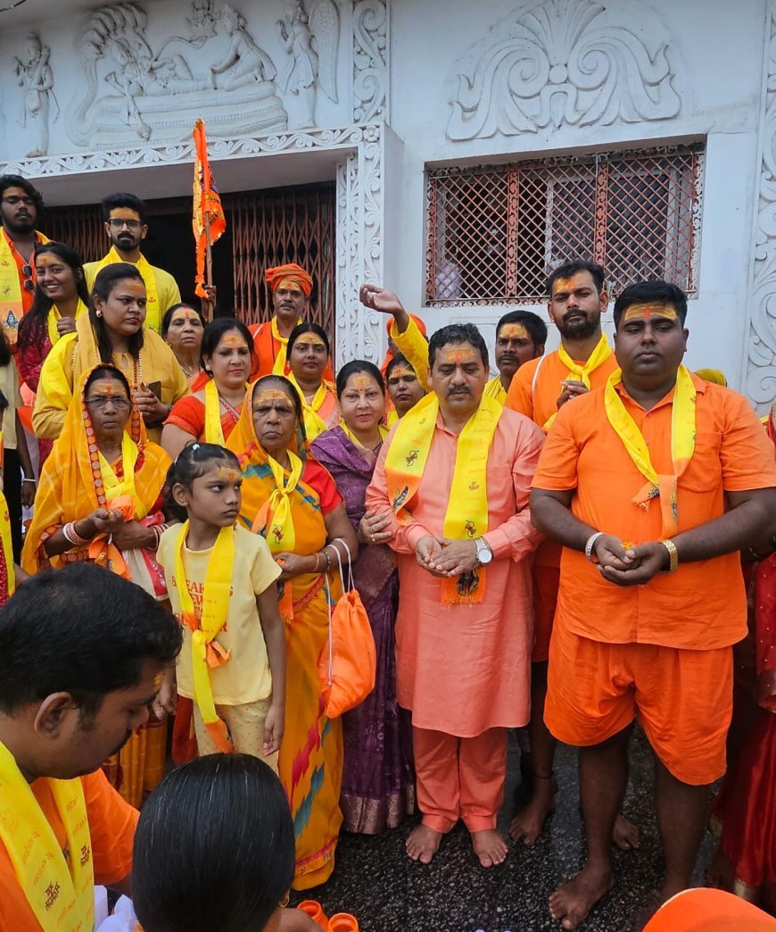 रायपुर में शौण्डिक समाज की भव्य कांवड़ यात्रा, हटकेश्वरनाथ मंदिर में किया जलाभिषेक