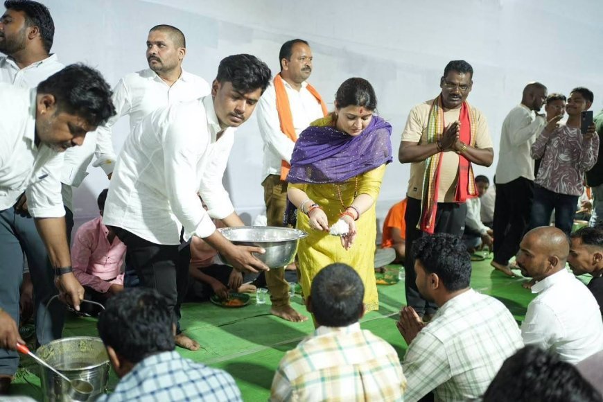 पंडरिया विधायक भावना बोहरा की महादेव भक्ति के साथ मानव सेवा, 1.5 लाख से अधिक कांवड़ियों को कराया भोजन
