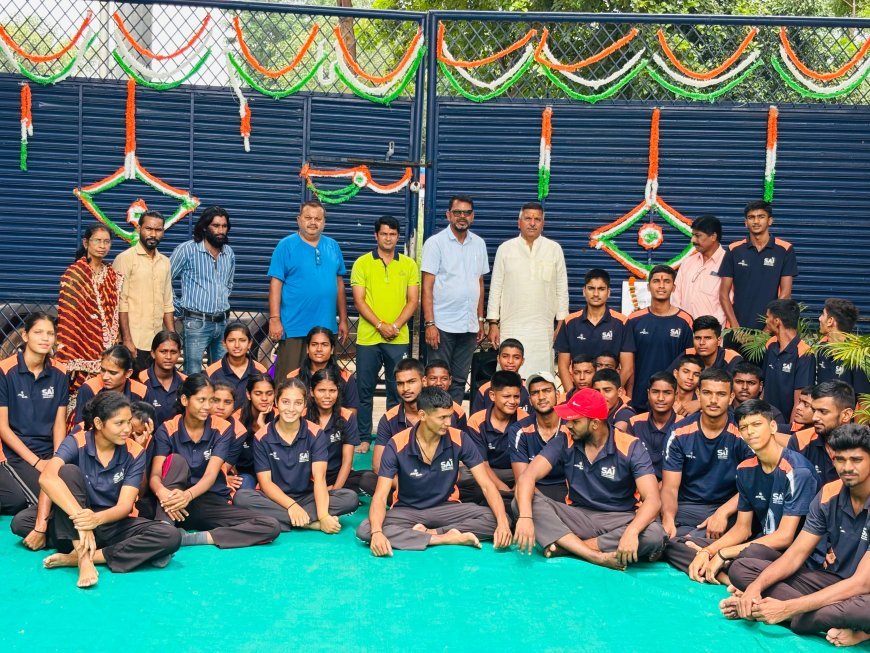 राष्ट्रीय खेल दिवस पर साईं ट्रेनिंग सेंटर में खिलाड़ियों का उत्साहवर्धन, मुरली शर्मा ने बढ़ाया हौसला