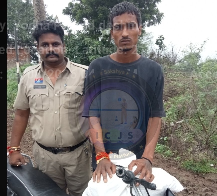 रणवीरपुर पुलिस की कार्रवाई, 35 पौवा अवैध शराब और बाइक समेत 24,200 रुपए का सामान जब्त