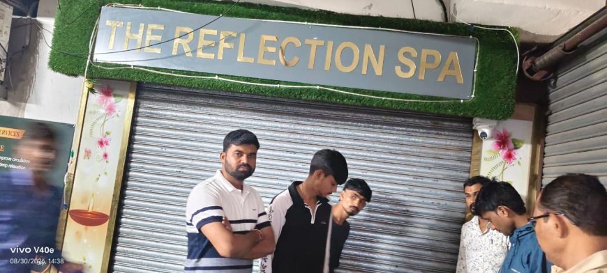 रायपुर में पुलिस की बड़ी कार्रवाई, नियमों का उल्लंघन मिलने पर दो स्पा सेंटर सील