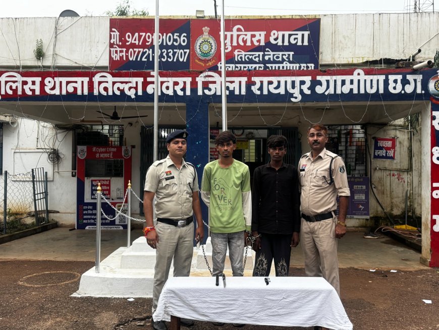 असामाजिक तत्वों एवं आदतन अपराधियों पर तिल्दा-नेवरा पुलिस का शिकंजा
