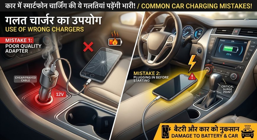 कार में Smartphone Charging करते समय न करें ये गलतियां, फोन और कार दोनों को हो सकता है नुकसान