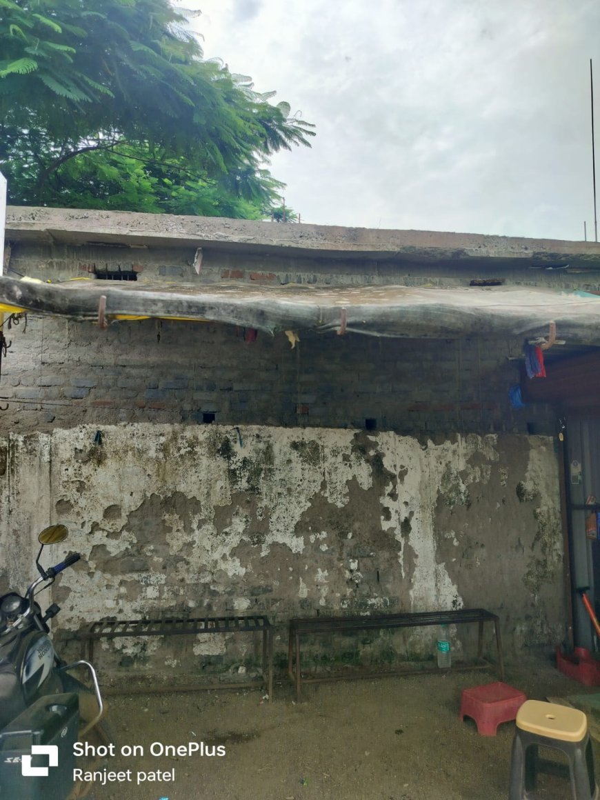 उभेगांव में फिश पार्लर निर्माण पर उठे सवाल, बाउंड्रीवाल पर ढांचा खड़ा करने का आरोप