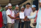 पखांजूर में जर्जर सड़क को लेकर AAP ने सौंपा ज्ञापन, ओवरलोड वाहनों पर कार्रवाई की मांग