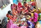 करपात्री चौक में श्री पीपलेश्वर महादेव मंदिर में श्रद्धा के साथ हुई हरछठ पूजा