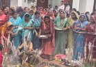 कमरछठ पर्व पर काली मां मंदिर में पूजा-अर्चना, प्रदेशवासियों की सुख-समृद्धि की कामना