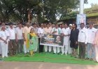 शक्कर के बढ़ते दामों के विरोध में खैरागढ़ में कांग्रेस का ‘शक्कर सत्याग्रह’, अंबेडकर चौक पर किया प्रदर्शन