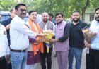केंद्रीय राज्य मंत्री तोखन साहू का बेमेतरा आगमन, विधायक दीपेश साहू ने किया आत्मीय स्वागत
