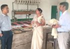 सिंगरौली के चितरंगी में सीईओ जिला पंचायत ने आजीविका गतिविधियों का किया निरीक्षण