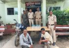 पिपरिया पुलिस की अवैध शराब के खिलाफ कार्रवाई, 31 पाव देशी शराब के साथ दो आरोपी गिरफ्तार