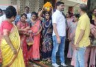 वाराणसी से लाए कलश की संत रविदास मंदिर में स्थापना, अहिरवार समाज ने रखी मंदिर विकास की मांग