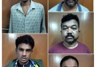 नंगरानाला जंगल में जुए की महफिल पर नगरी पुलिस की दबिश, 5 आरोपी गिरफ्तार