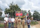 कन्नौद में सड़क हादसे रोकने के प्रयासों का पुलिस अधीक्षक ने किया निरीक्षण