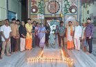शिव धाम कोड़िया में जलाए गए सैकड़ों दीप, ग्रामीणों ने प्रधानमंत्री के दीर्घायु की कामना की