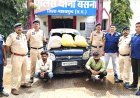 महासमुंद में गांजा तस्करी पर पुलिस का एक्शन, 28.465 किलो गांजा बरामद