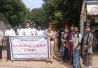 वीवाईटी कॉलेज के एनसीसी कैडेटों ने निकाली नशा मुक्ति जागरूकता रैली, डोर-टू-डोर अभियान से दिया संदेश