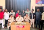 जांजगीर में जुआ फड़ पर पुलिस की दबिश, 4.28 लाख रुपये समेत 9 जुआरी गिरफ्तार