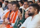 जन संकल्प यात्रा के नेपानगर पहुंचने पर भाजपा कार्यकर्ताओं ने किया भव्य स्वागत