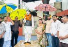 पंडित दीनदयाल उपाध्याय जयंती पर तिल्दा-नेवरा में श्रद्धांजलि, प्रतिमा पर किया माल्यार्पण