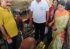 सेवा संकल्प अभियान के तहत दुर्ग के वृद्धाश्रम में भाजपा नेताओं ने किया फल वितरण