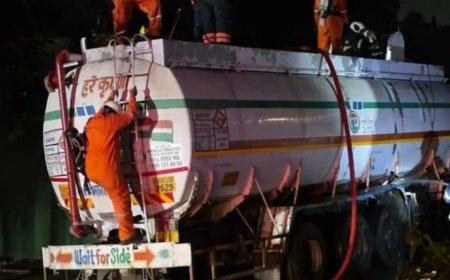 मुंबई के चेंबूर में बेंजीन टैंकर से रिसाव, 500 मीटर से 2 किमी तक इलाका सील
